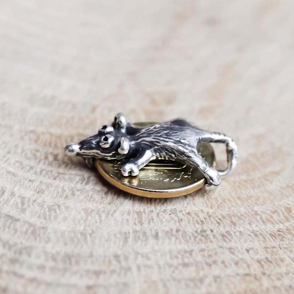 Pungmus, rotte pungamulet, rigdom tiltrækker penge talisman symbol