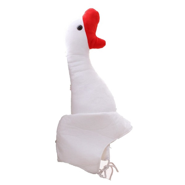 Funny Old Goose Hood Cap Cartoon Plush Doll Hat Photography Performance Props