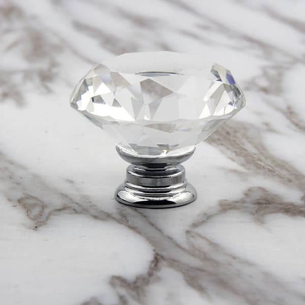 Kristalldörrlåda Knopp - 10 st 40MM