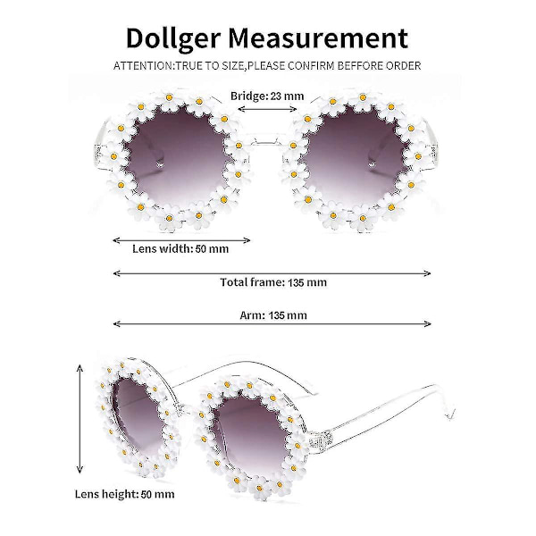 2 kappaletta retro-kukkalaseja naisille ja tytöille, pyöreät daisy-aurinkolasit, muodikkaat silmälasit juhliin ja diskoon