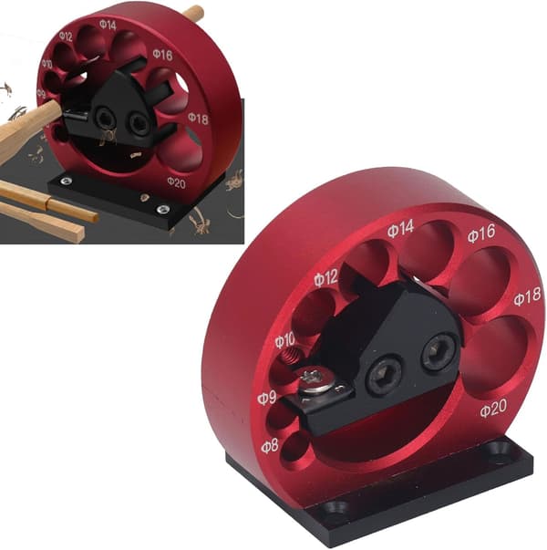 Dybelmaker Jig 8-20 mm – Justerbar rundstokkutter med blader