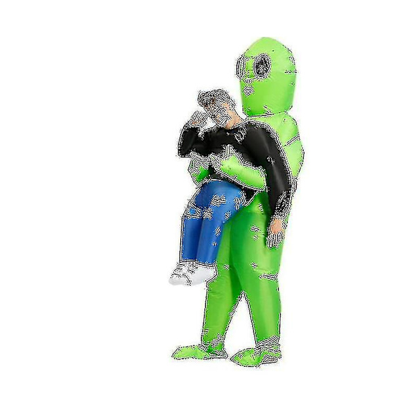 Alien uppblåsbar kostym för barn rolig Halloween kostym hög kvalitet F