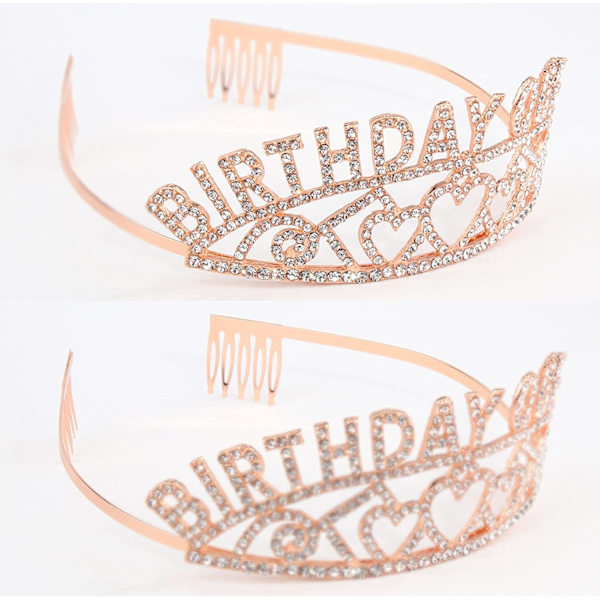 Birthday cheap rhinestone tiara