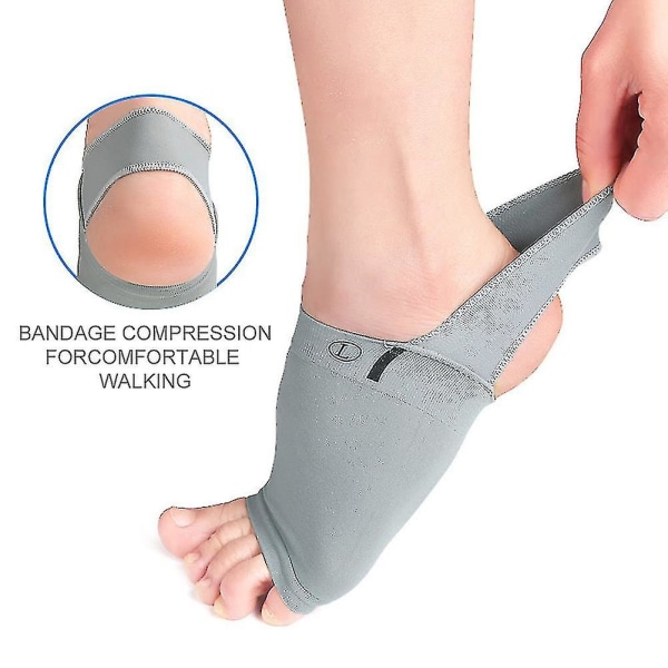 Bandasje fotbue støtte Brace Flat Foot Arch Collapse Ortopediske puter Corrector_cc