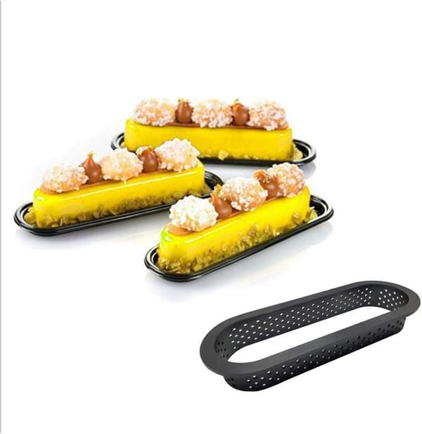 Perforert moussekakeform Kakeform Kakeform Perforert oval form Sirkelkakeform Kakeform 6 stykker
