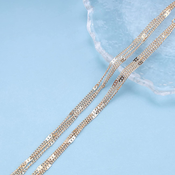 Boho Lagdelt Krystall Halskjede Kjede Krystall Dråpe Choker Hjerte Vanndråper Stjerne Anheng Halskjede