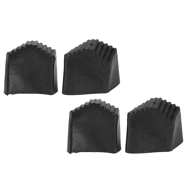 4-pak multifunktionelle stigefødder til husholdningsstiger (4,00X4,00X2,00CM, sort)