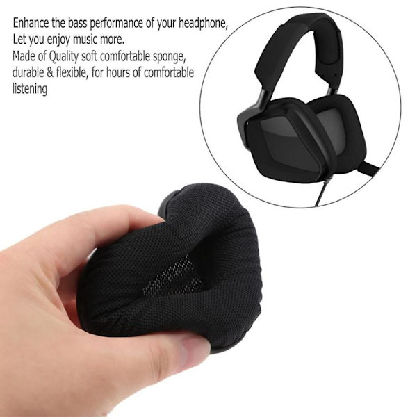 Öronkuddar för Corsair Void Rgb Elite Trådlöst Headset Gaming Headset (Huvudbandsdynor)