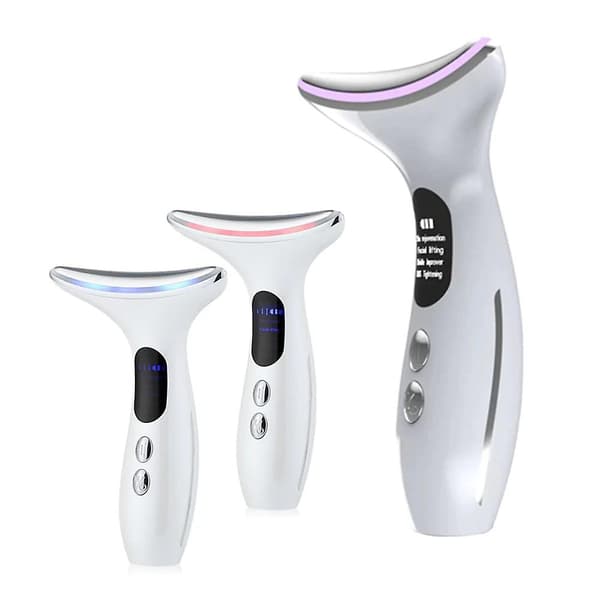 Ems ansiktslyftande nackstramning vibrator hudvård