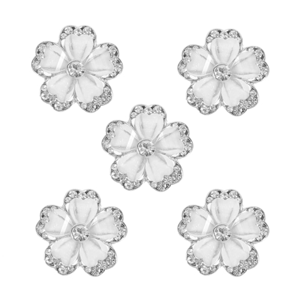 Pakke med 5 dekorative strikkede knapper Multifunksjonelle syknapper Praktiske klærknapper (1X2.5X2.5CM, som vist på bildet)
