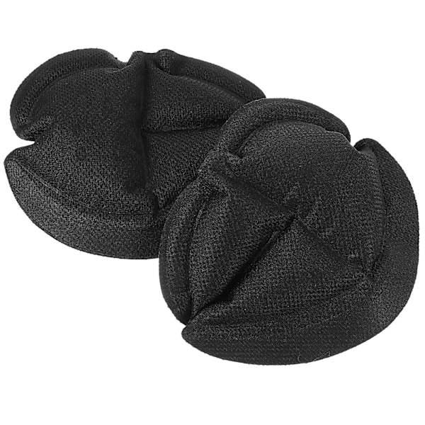 1 par oppustelige bh-puder, justerbare bh-skålpuder, dame bh-puder (14.00X11.00X1.00CM, sort)