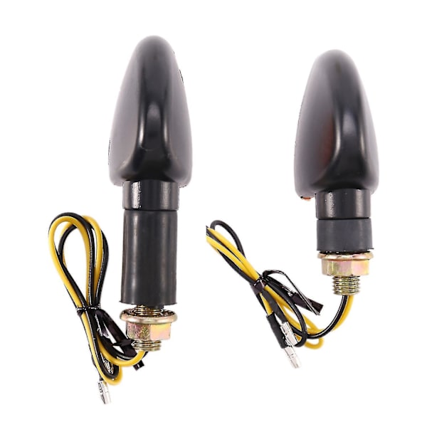 Universal 12v Motorcykel Blinkers Fram Bak Blinkande Halogenljus Blinkers
