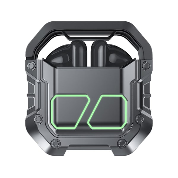 LED-andningslampa Kontrollerad Metall Mekanisk Flip Elektronisk Auktion Brusreducerande Bluetooth-headset FAN0536（Svart）