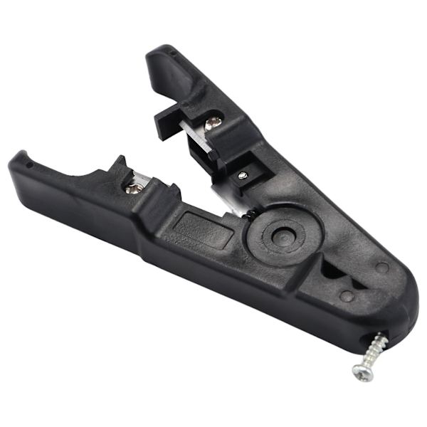 Combo Nätverksverktyg Rj45 Verktyg Telecom Crimpning Crimper Kompatibel Rj45 Cat7 Cat6a（SvartSilver）