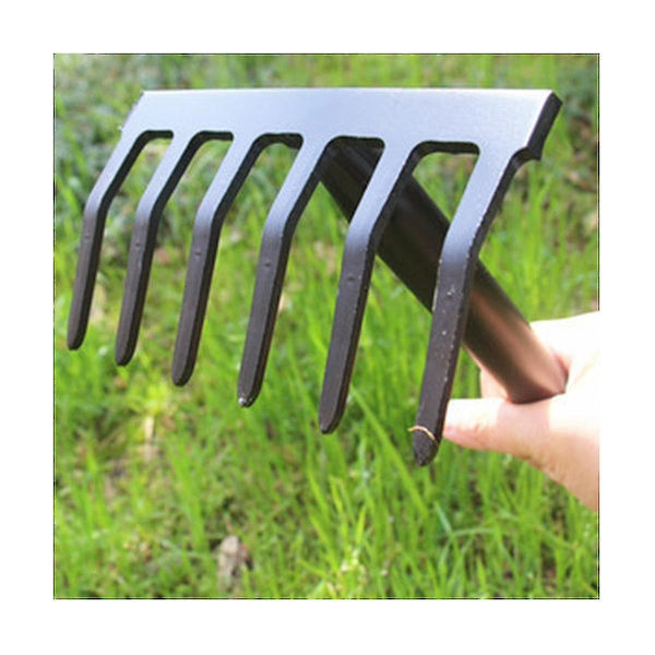 4 stk manganstål hagespade (svart/gul)