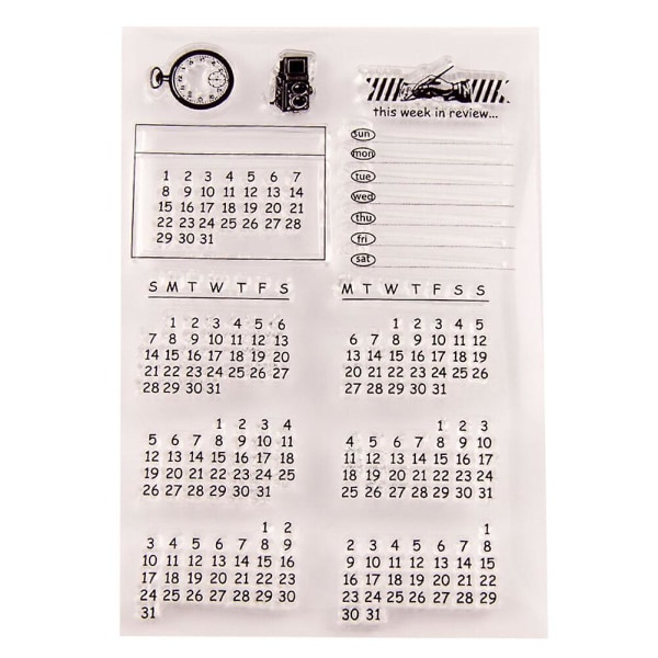 Transparent Seal Transparent Seal Seal is suitable for DIY scrapbooking craft photo album diary decoration (t9011) as shown in the picture)