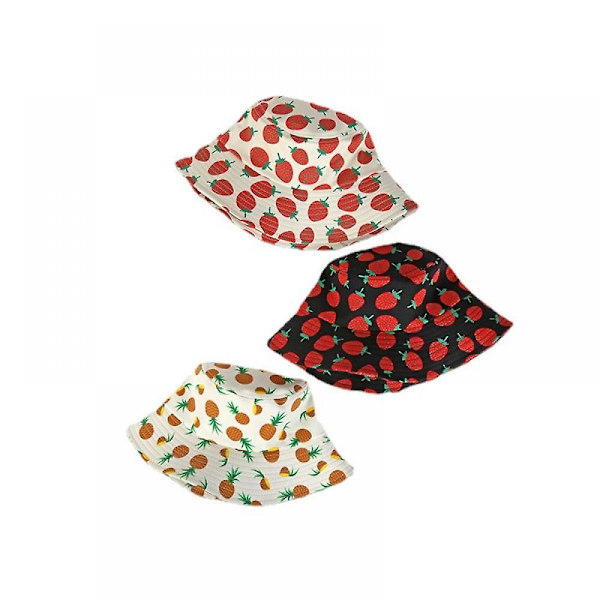 Hink i hink, herrars sommar kubanska hatt vardaglig bomullsstil hink hatt unisex mode lätt utomhus varm rolig sommar strand (mörkgrå)