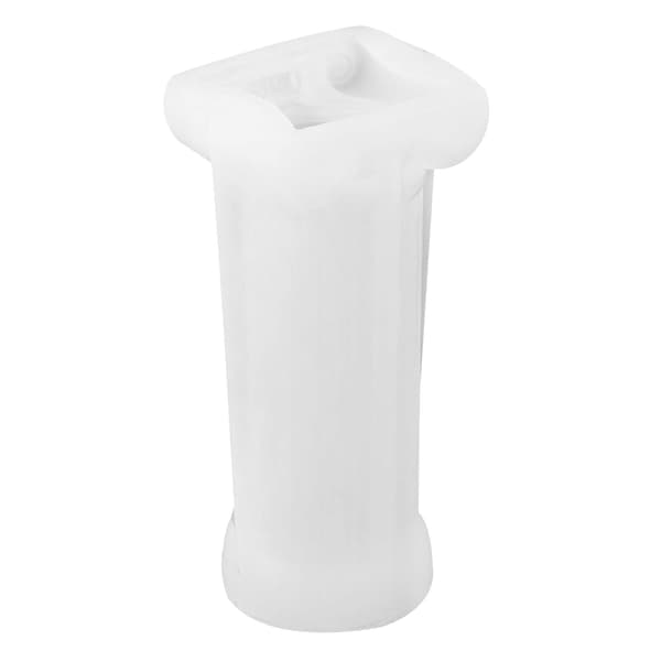 1 stk. DIY silikone stearinlysform håndstøbeform duftlysform (4.9X10.8CM, hvid)
