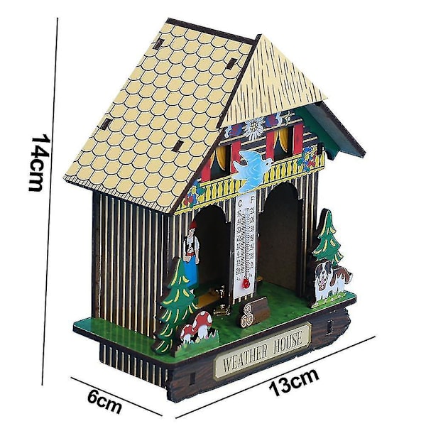 Väggmonterad barometer, väggmonterad barometer, temperatur- och fuktighetssensor