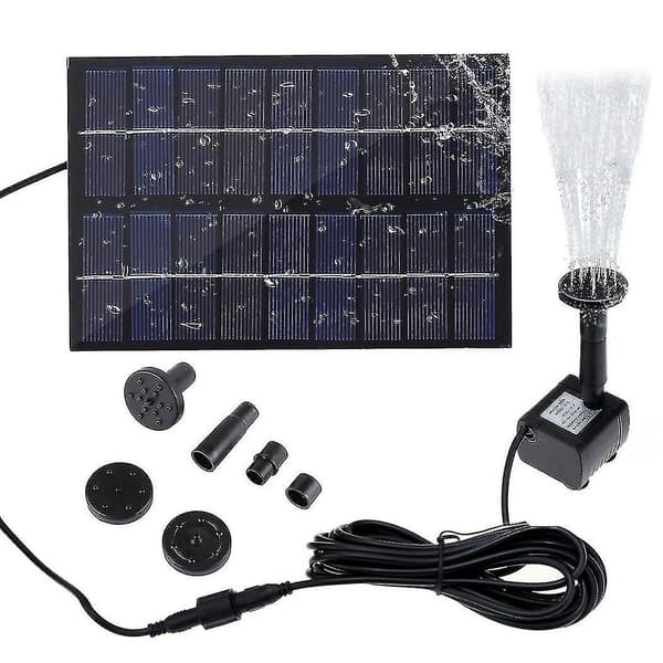 1,8 W solcellsfontänpumpset
