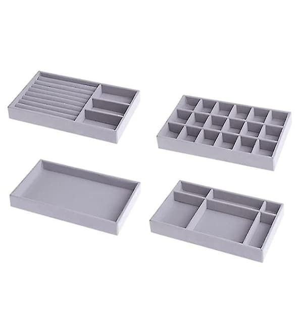 Smyckesfack Organizer, Stapelbar Smyckesfack Set
