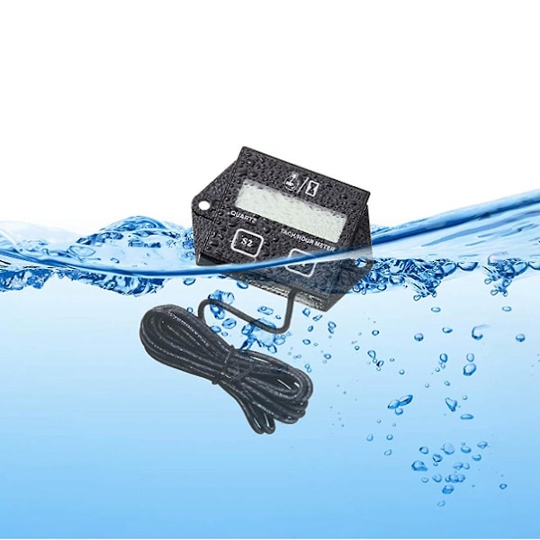 2st Bensinmotor Tändstift Timmer Ersättningsbart Batteri Vattentät Induktion Digital Display 2 4 S