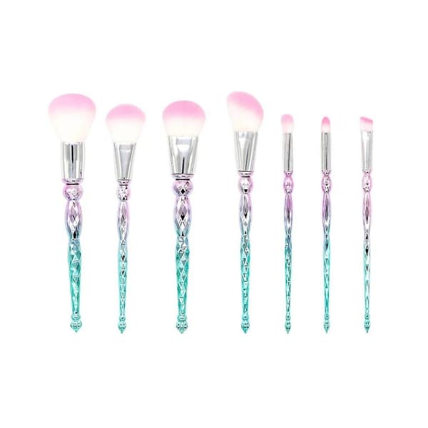 Makeup borste set makeup borste diamant torn (grön)