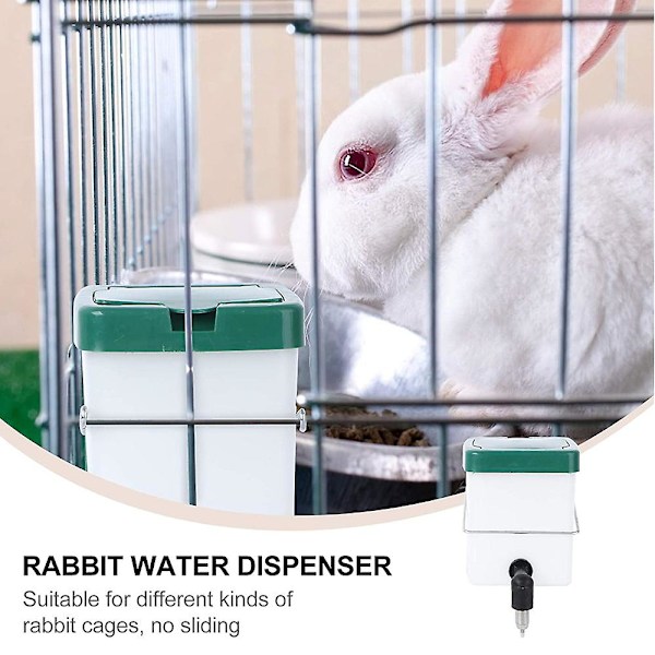 Vattenautomat för husdjur, liten djurdrinkare, hängande vattenautomat, hamster vattenflaska, kanin dricksfontän, hängbar - 500 ml