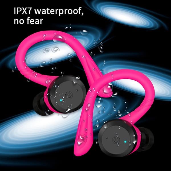 Brusreducerande Bluetooth-headset Trådlöst In-ear Högpresterande Sport Bluetooth-headset Mini Headset（Röd）