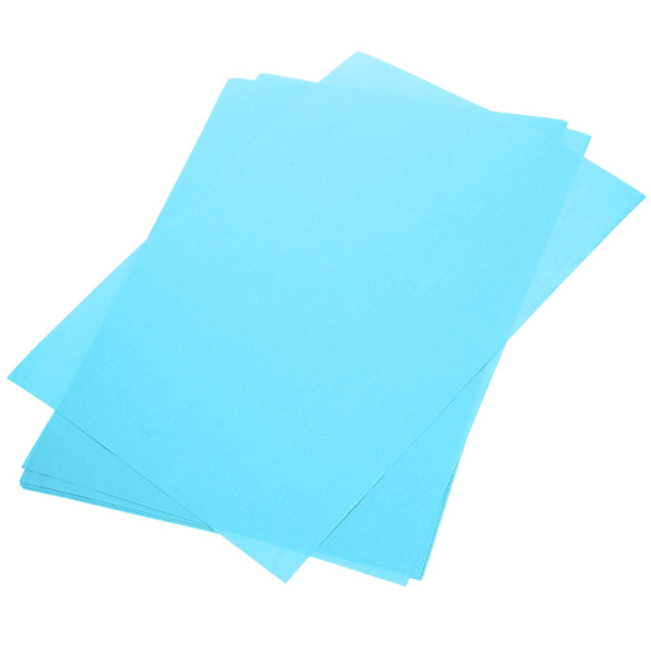 100 ark skrivbart A4-papper, dubbelsidigt utskriftspapper, DIY-kraftpapper, A4-utskriftspapper (29,70X21,00X0,10CM, blått)