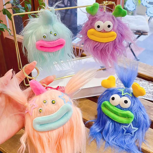 Pølse Monster Plys Legetøj (Tilfældig Stil)