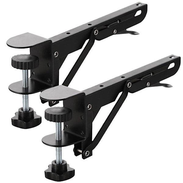 1 set tangentbordshandstöd fäste vikbar skrivbord tangentbord bricka fäste (19X8.4CM, svart)