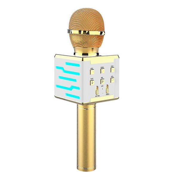 Trådlös bluetooth kondensatormikrofon integrerad (Silver)