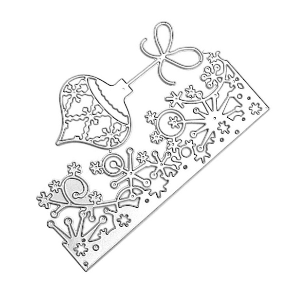 Retro jul stanspapper stanspapper hantverk snöstjärna stansmaskin (0,1X7,9X12,4CM, silver)