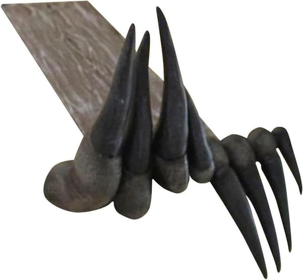 Cool Devil Claw Resin Bokmärke | Horror Monster Hand Bokmärke Personifierad Horror Devil Hand Bokmärke