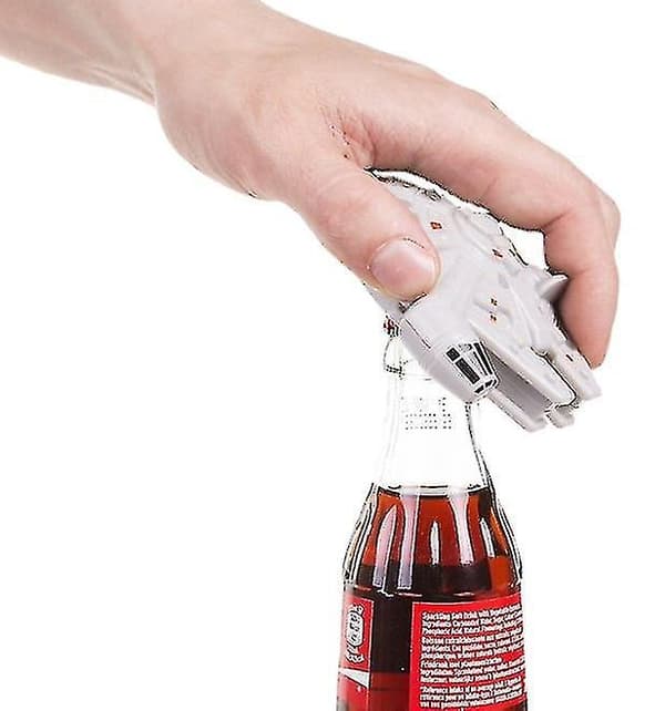 Öppnare för öl, rymdskepp, läsk, flasköppnare, kylskåpsmagnet