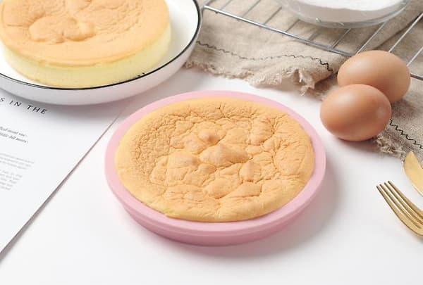 Lagkageform Sæt Rund Og Hjerte Kageforme Silikoneform Non-Stick Silikone Kage Bageform (Sæt med 4)