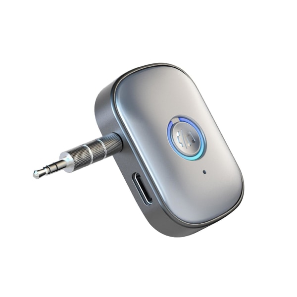 Bluetooth 5.3 högupplöst ljudkvalitet Ultra lång standby handsfree samtal AUX-gränssnitt Bluetooth mottagare FAN0543（Silver）