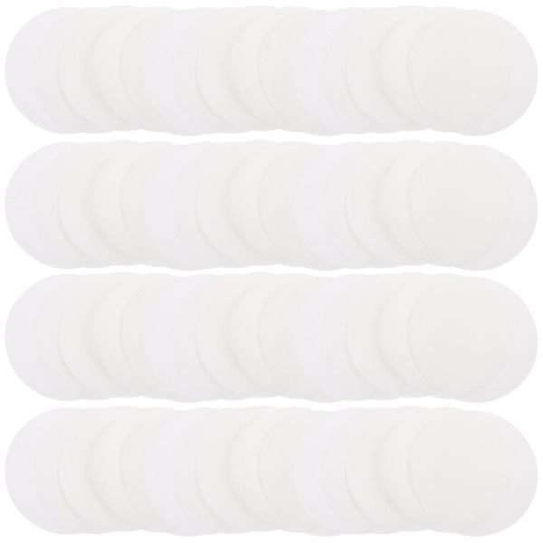 100 ark högkvalitativt 7 cm diameter medelflödeshastighetsfilterpapper (vitt) (nr 2, vitt)