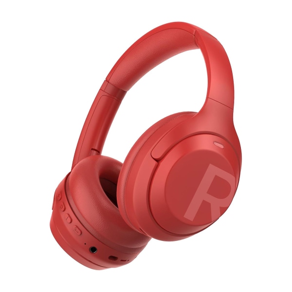 Bluetooth hörlurar Trådlösa hörlurar Stereo hopfällbara sporthörlurar Mikrofon Headset Handfree 20240559（Röd）