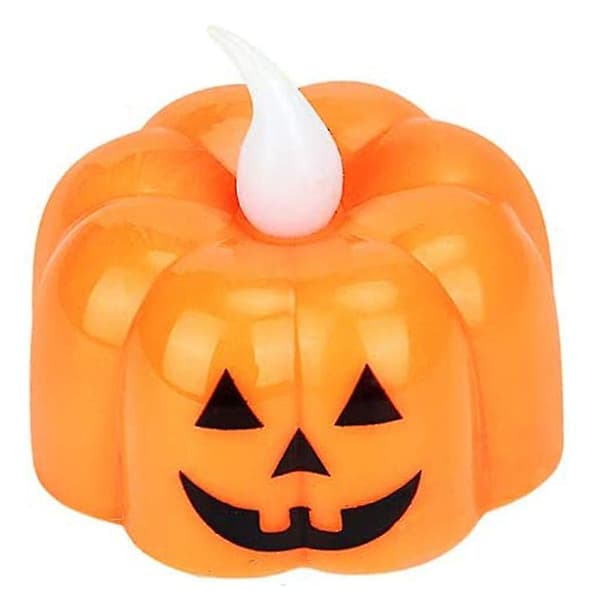 Pumpkin Tea Lights Candles, 12 st Halloween Pumpkin Lights Pumpkin