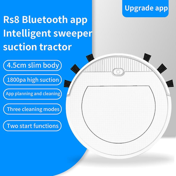 Intelligent Sweeping Robot Lazy Home Cleaning Machine APP Control Auto Vacuum Cleaner Small Appliance Gift（Vit）
