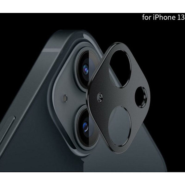 Reptålig metallkameraskydd för iPhone 13 Pro Max Aluminiumkameraskydd i glas för iPhone 13 Mini