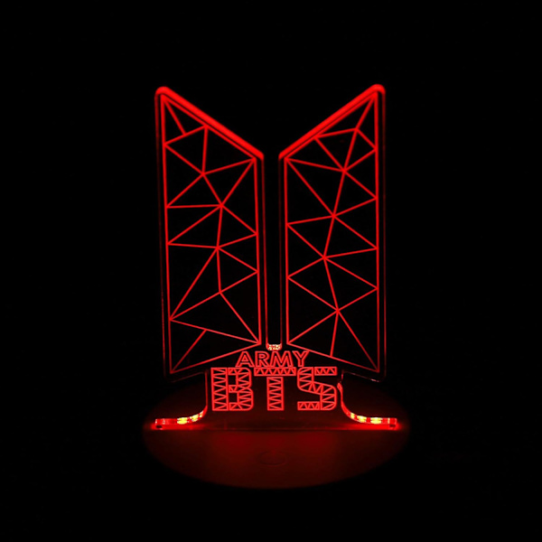 BTS LED-nattlampa, 16 färger, fjärrkontroll