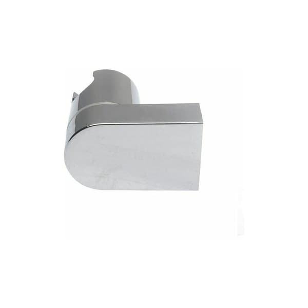 Justerbar duschhuvudhållare, väggmontering med glidklämma, krom, silver