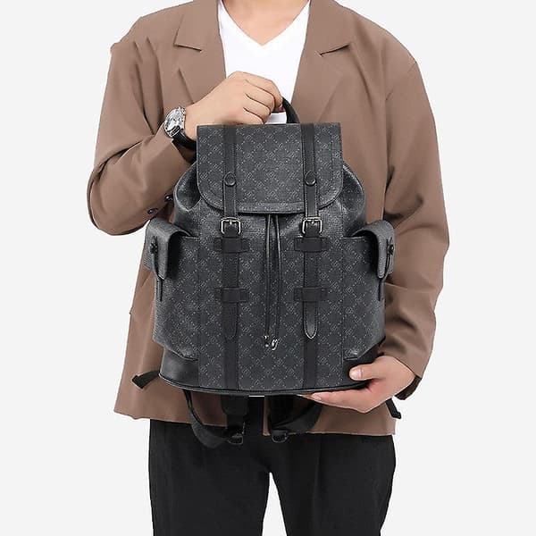 Tryckt casual stor kapacitet laptop ryggsäck
