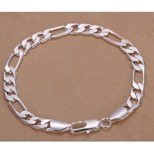 Silverfärgad pläterad/ 18k guldpläterad armband för män (20 mm X 5 mm)