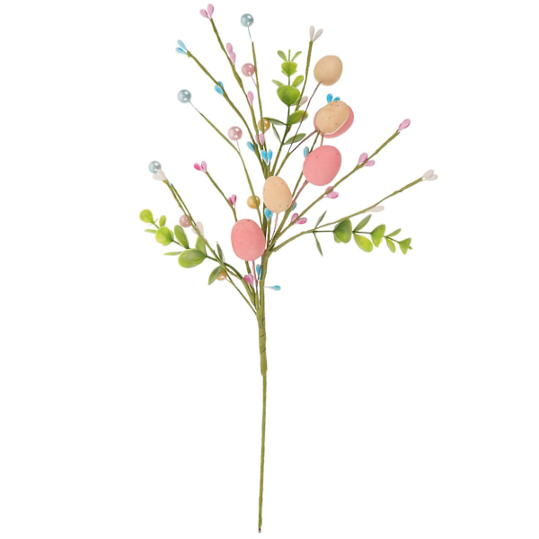 Påskägg Gren Falsk Ägg Bukett Blomster Plocka Påskägg Dekoration Påsk Dekoration (39.00X5.00X5.00CM, som visas på bilden)