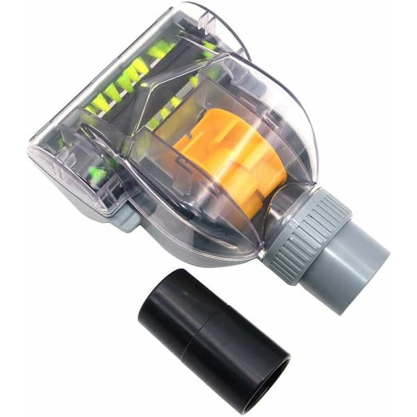 Universal Mini Turbo Borste (35mm) med Borste för Dammsugare, Smuts & Djurhår - Grå - 2 Pack