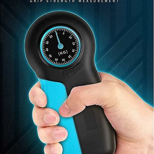 Bärbar handgreppsdynamometer, digital handgreppsstyrka förstärkare träningsmätning handledsstödjare,